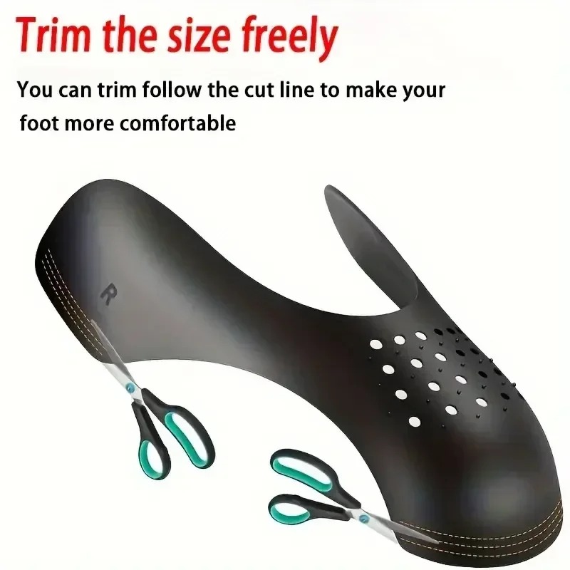 Crease Protector Toe - 4 قطع واقي أحذية مضاد للتجاعيد