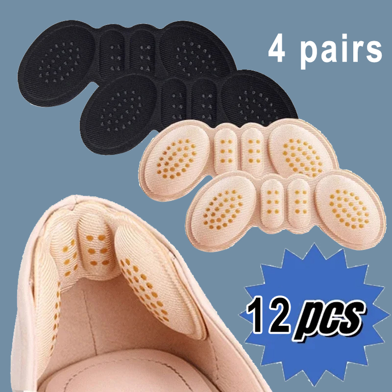 Heel Liner Grip - 4 أزواج منصات كعب للأحذية كعب
