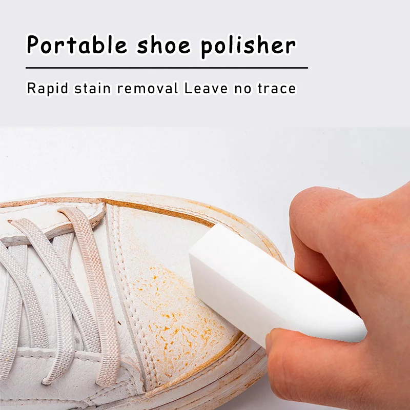 White Sneaker Care Kit - ملمع الأحذية المحمول لإزالة الترسبات من