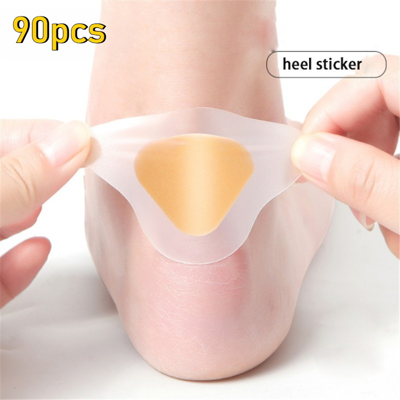 Heel Liner Grip - 90 قطعة من لاصقات الحماية الجلية