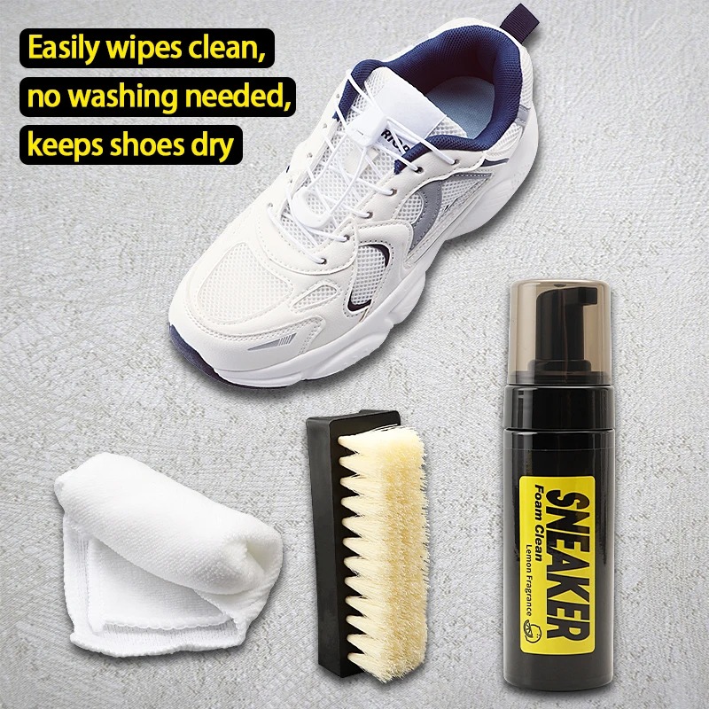 طقم تنظيف الأحذية 150 مل منظف  - مراجعة White Sneaker Care Kit وسعره