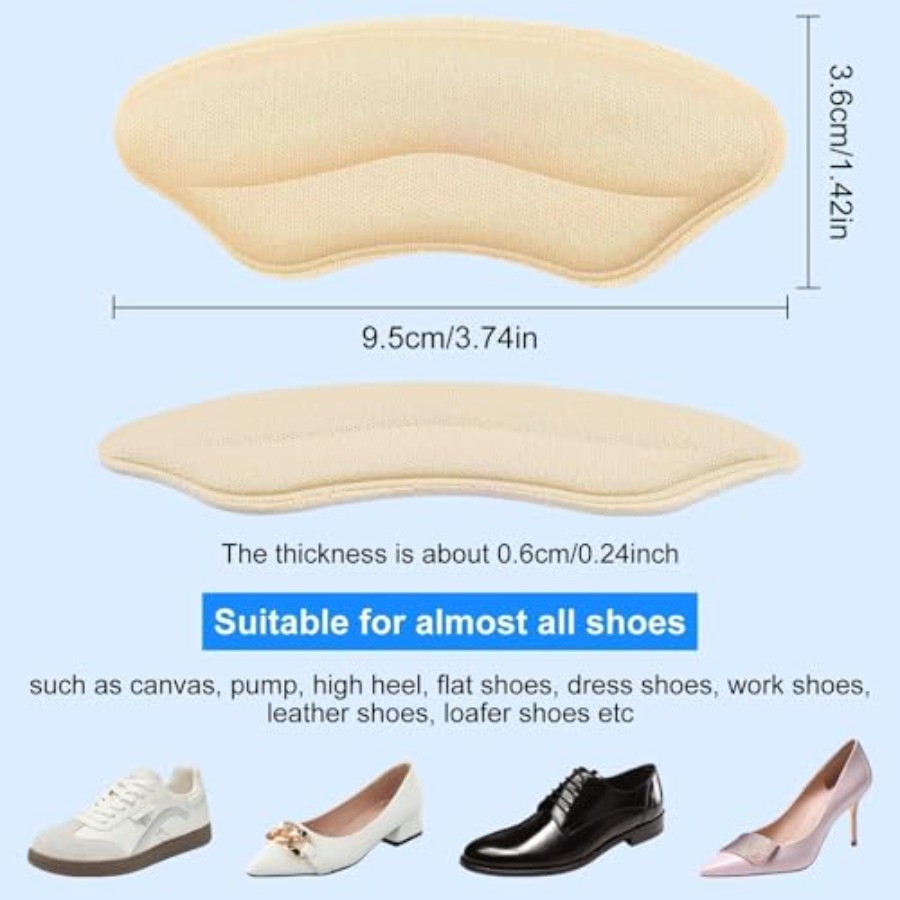 9 أزواج من وسادات الكعب للأحذي - مراجعة Heel Liner Grip وسعره