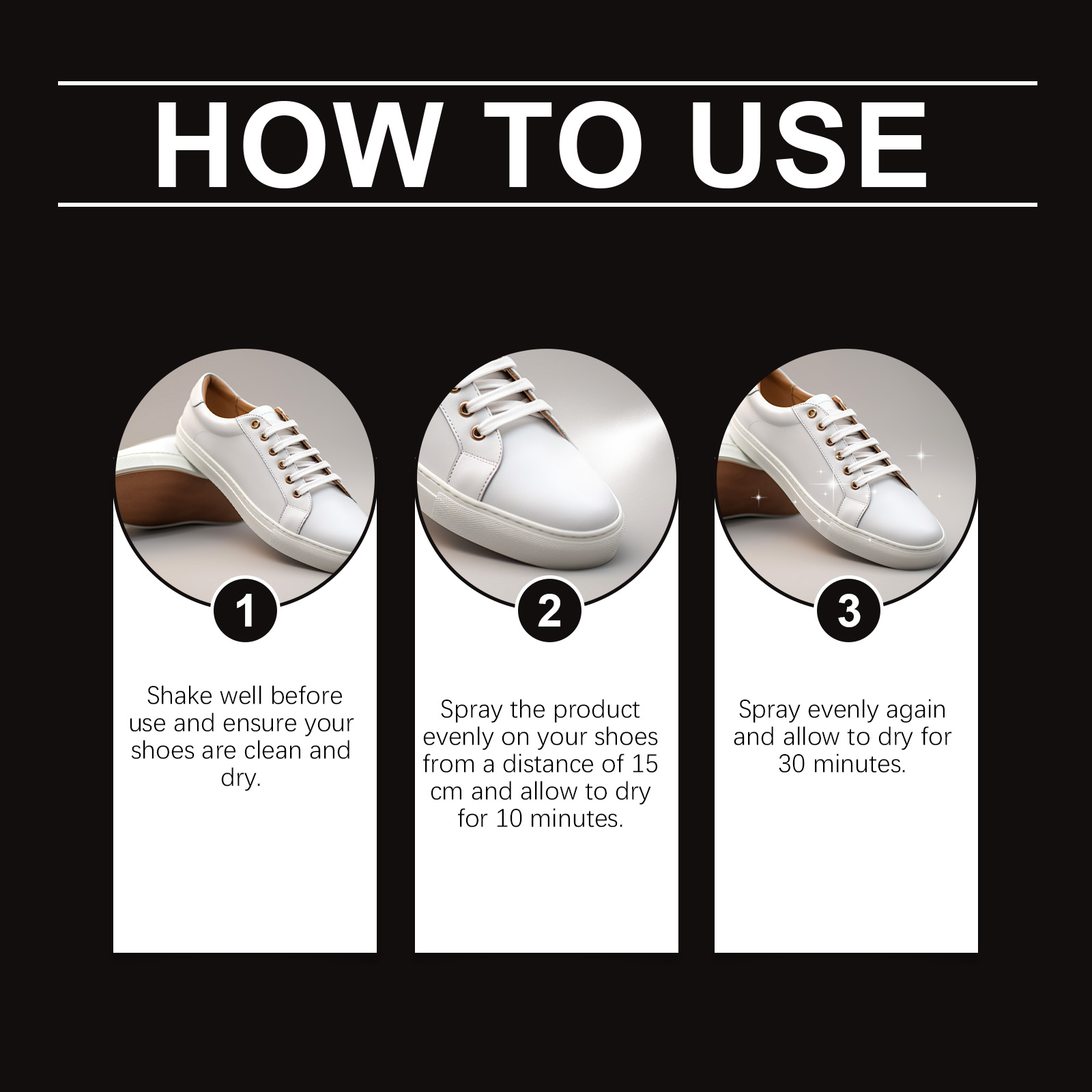 رذاذ واقي للأحذية مضاد للماء،  - مراجعة White Sneaker Care Kit وسعره