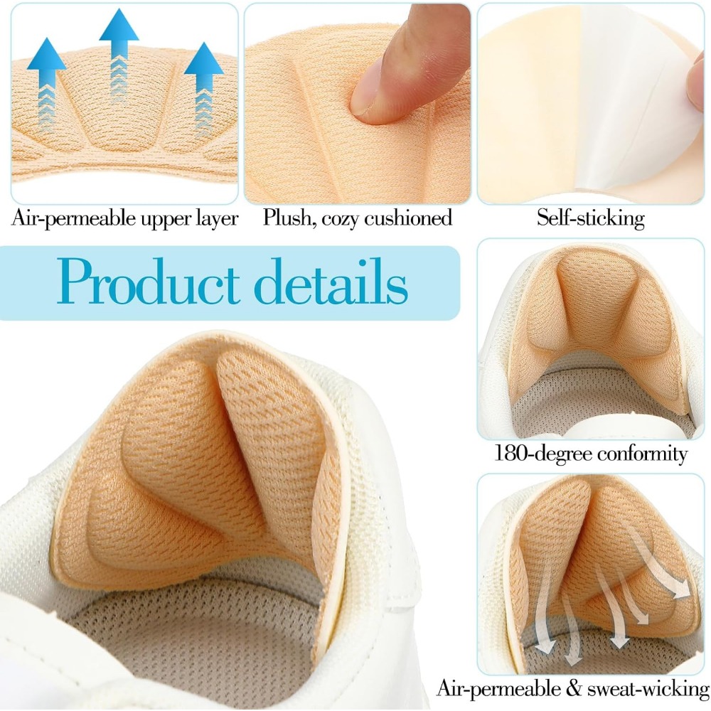 وسادات تبطين الأحذية مع لاصق م - مراجعة Heel Liner Grip وسعره
