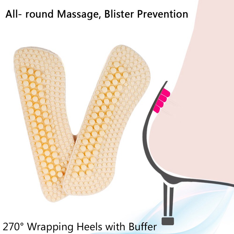 1 زوج سيليكون إدراج لينة تدليك - مراجعة Heel Liner Grip وسعره